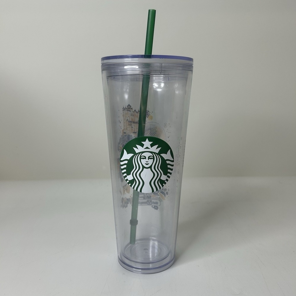 Starbucks Cup Tumbler 24oz Walt Disney World 50th Anniversary Venti With Straw - Picture 5 of 5